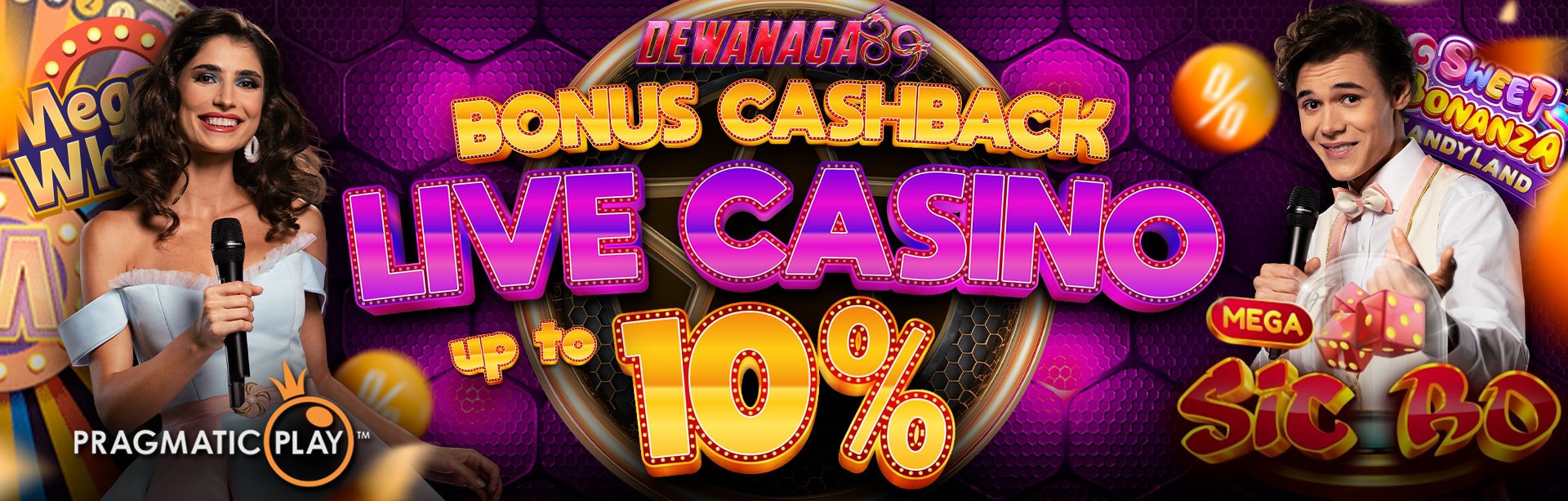 CASHBACK LIVE CASINO 10%