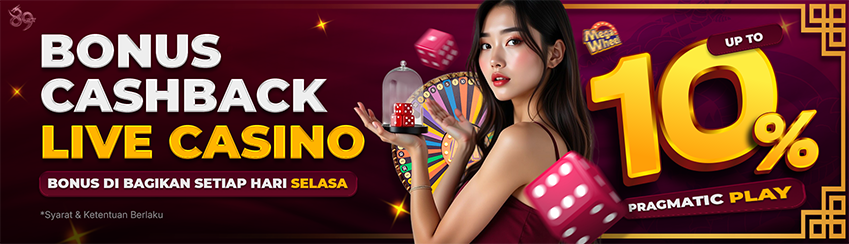 CASHBACK LIVE CASINO 10%